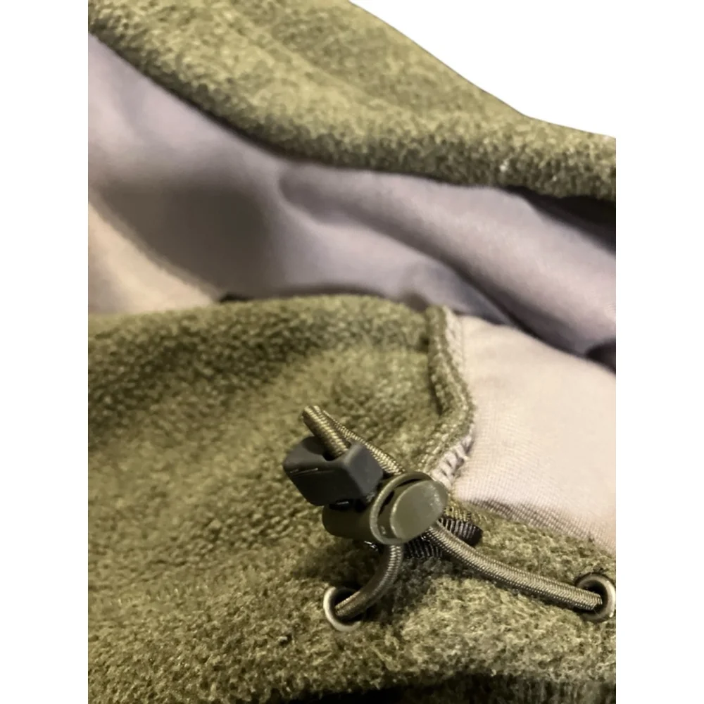 The North Face Olive Green Fleece Jacket Size L